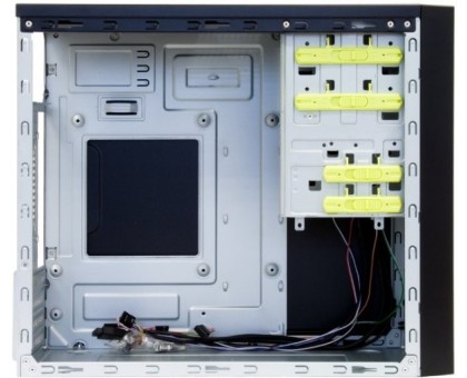 Корпус CHIEFTEC Elox HT-01B, без БЖ, 2xUSB3.1, VGA 340мм, mATX, чорний