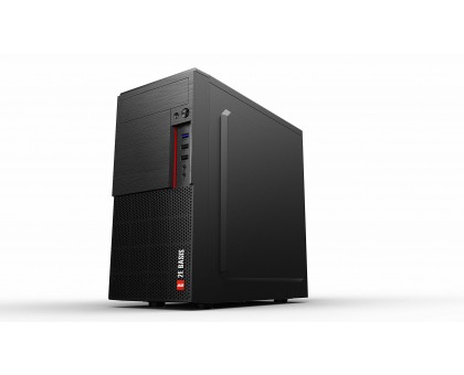 Корпус 2E Basis RD860-3U без БЖ, 1xUSB3.0, 2xUSB2.0, VGA 320мм, mATX, чорний