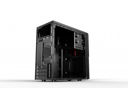 Корпус 2E Basis RD860-3U без БЖ, 1xUSB3.0, 2xUSB2.0, VGA 320мм, mATX, чорний