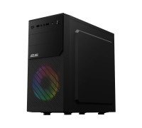 Корпус 2E Basis RD850 без БЖ 1xUSB3.0, 2xUSB2.0, 1x120мм ARGB, VGA 290мм, Metal Side Panel, mATX, чорний