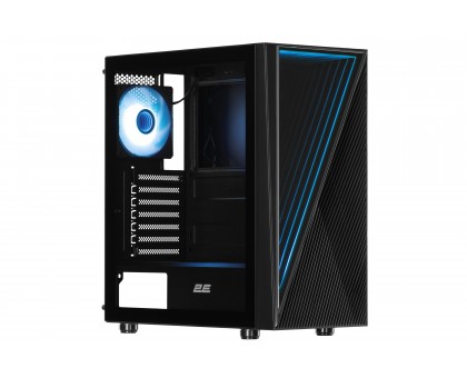 Корпус 2E GAMING Infinity G205A без БЖ 2xUSB3.0, 1xUSBType-C, 1x120мм ARGB, 2x120мм, VGA 345мм, LCS ready, TG Side Panel, ATX, чорний