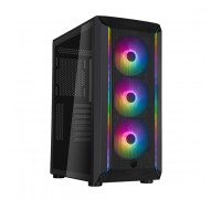 Корпус SilverStone Fara FA511Z-BG без БЖ, 2xUSB3.0, 3x120мм, ARGB VGA 360мм, LCS ready, TG Side Panel, ATX, чорний