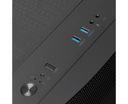 Корпус SilverStone Fara FA511Z-BG без БЖ, 2xUSB3.0, 3x120мм, ARGB VGA 360мм, LCS ready, TG Side Panel, ATX, чорний