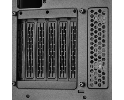 Корпус SilverStone Fara FA511Z-BG без БЖ, 2xUSB3.0, 3x120мм, ARGB VGA 360мм, LCS ready, TG Side Panel, ATX, чорний