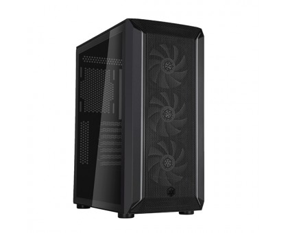 Корпус SilverStone Fara FA511Z-BG без БЖ, 2xUSB3.0, 3x120мм, ARGB VGA 360мм, LCS ready, TG Side Panel, ATX, чорний