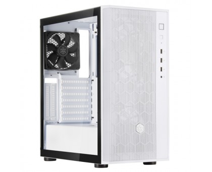 Корпус SilverStone Fara FAR1W-G-V2 без БЖ, 2xUSB3.0, 1xUSB2.0, 1x120мм, VGA 340мм, LCS ready, TG Side Panel, ATX, білий