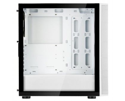 Корпус SilverStone Fara FAR1W-G-V2 без БЖ, 2xUSB3.0, 1xUSB2.0, 1x120мм, VGA 340мм, LCS ready, TG Side Panel, ATX, білий
