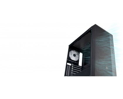 Корпус SilverStone Fara FAR1B-PRO-V2 без БЖ, 2xUSB3.0, 1xUSB2.0, 4x120мм, ARGB VGA 340мм, LCS ready, TG Side Panel, ATX, чорний