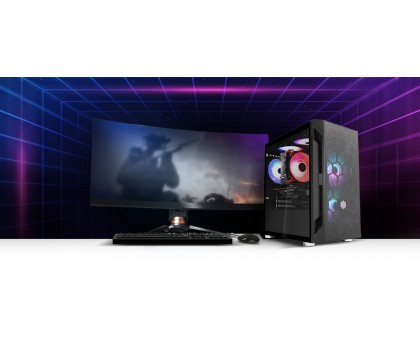 Корпус SilverStone Fara FAH1MB-PRO без БЖ, 1xUSB3.0, 2xUSB2.0, 3x120мм, ARGB VGA 320мм, LCS ready, TG Side Panel, mATX, чорний