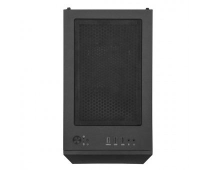 Корпус SilverStone Fara FAH1MB-PRO без БЖ, 1xUSB3.0, 2xUSB2.0, 3x120мм, ARGB VGA 320мм, LCS ready, TG Side Panel, mATX, чорний