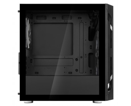 Корпус SilverStone Fara FAH1MB-PRO без БЖ, 1xUSB3.0, 2xUSB2.0, 3x120мм, ARGB VGA 320мм, LCS ready, TG Side Panel, mATX, чорний