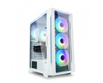 Корпус Zalman I3 Neo TG без БЖ, 1xUSB3.0, 2xUSB2.0, 4x120мм ARGB, VGA 355мм, LCS ready, TG Side/Front Panel, ATX, білий