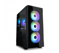 Корпус Zalman I3 Neo TG без БЖ, 1xUSB3.0, 2xUSB2.0, 4x120мм ARGB, VGA 355мм, LCS ready, TG Side/Front Panel, ATX, чорний