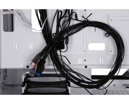 Корпус 2E GAMING Vertex GI01W без БЖ 2xUSB3.0, 1xUSBType-C, 3x140мм ARGB, 1x120мм ARGB, VGA 380мм, LCS ready, контролер з пультом, TG Side Panel, EATX, білий