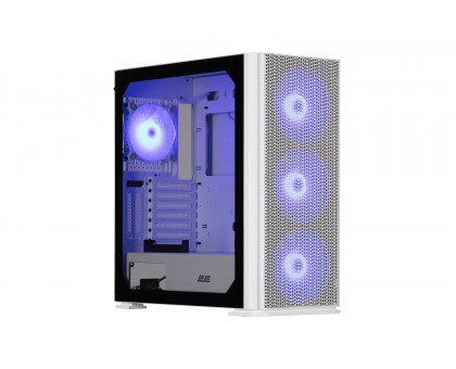 Корпус 2E GAMING Vertex GI01W без БЖ 2xUSB3.0, 1xUSBType-C, 3x140мм ARGB, 1x120мм ARGB, VGA 380мм, LCS ready, контролер з пультом, TG Side Panel, EATX, білий