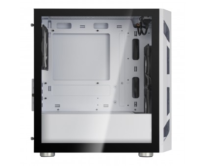 Корпус SilverStone Fara FAH1MW-PRO без БЖ, 1xUSB3.0, 2xUSB2.0, 3x120мм, ARGB VGA 320мм, LCS ready, TG Side Panel, mATX, білий