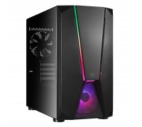 Корпус SilverStone Fara FAV1MB-PRO без БЖ, 2xUSB3.0, 2xUSB2.0, 1x120мм, ARGB VGA 379мм, LCS ready, TG Side Panel, mATX, чорний