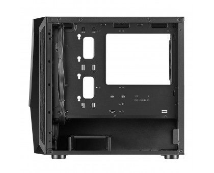 Корпус SilverStone Fara FAV1MB-PRO без БЖ, 2xUSB3.0, 2xUSB2.0, 1x120мм, ARGB VGA 379мм, LCS ready, TG Side Panel, mATX, чорний