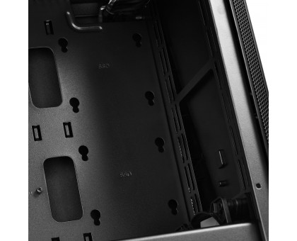 Корпус SilverStone Fara FAV1MB-PRO без БЖ, 2xUSB3.0, 2xUSB2.0, 1x120мм, ARGB VGA 379мм, LCS ready, TG Side Panel, mATX, чорний