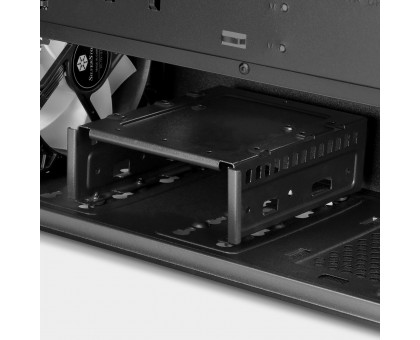 Корпус SilverStone Fara FAV1MB-PRO без БЖ, 2xUSB3.0, 2xUSB2.0, 1x120мм, ARGB VGA 379мм, LCS ready, TG Side Panel, mATX, чорний