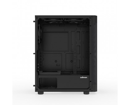 Корпус Zalman I4 без БЖ, 2xUSB3.0, 1xUSB2.0, 6x120мм, VGA 320мм, LCS ready, Mesh Side/Front Panel, ATX, чорний