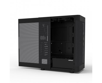Корпус Zalman I4 без БЖ, 2xUSB3.0, 1xUSB2.0, 6x120мм, VGA 320мм, LCS ready, Mesh Side/Front Panel, ATX, чорний
