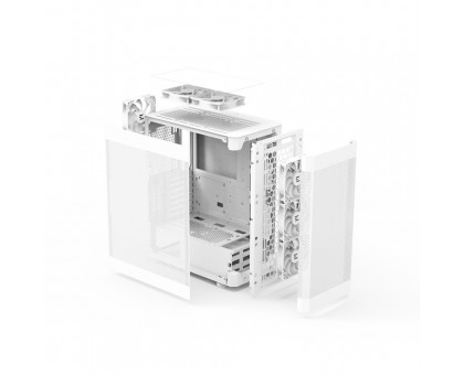 Корпус Zalman I4 без БЖ, 2xUSB3.0, 1xUSB2.0, 6x120мм, VGA 320мм, LCS ready, Mesh Side/Front Panel, ATX, білий Корпус Zalman I4 без БЖ, 2xUSB3.0, 1xUSB2.0, 6x120мм, VGA 320мм, LCS ready, Mesh Side/Front Panel, ATX, білий