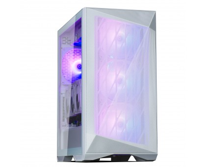 Корпус Zalman Z9 Iceberg MS без БЖ, 2xUSB3.0, 2xUSB2.0, 1xUSB 3.1 Gen2 Type-C, 4x140мм ARGB, VGA 390мм, LCS ready, TG Side Panel, EATX, білий