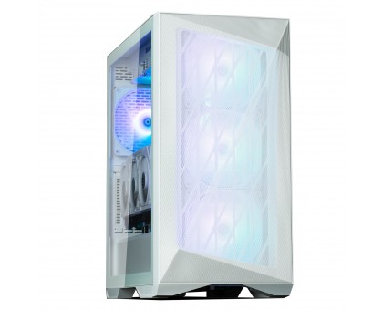 Корпус Zalman Z9 Iceberg MS без БЖ, 2xUSB3.0, 2xUSB2.0, 1xUSB 3.1 Gen2 Type-C, 4x140мм ARGB, VGA 390мм, LCS ready, TG Side Panel, EATX, білий