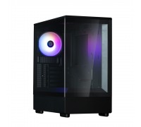 Корпус Zalman P10 без БП, 1xUSB3.0, 1xUSBType-C, 1x120мм ARGB, VGA 384мм, LCS ready, TG Side Panel, mATX, чорний