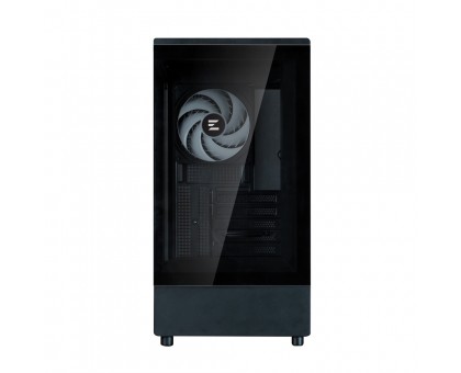 Корпус Zalman P10 без БП, 1xUSB3.0, 1xUSBType-C, 1x120мм ARGB, VGA 384мм, LCS ready, TG Side Panel, mATX, чорний