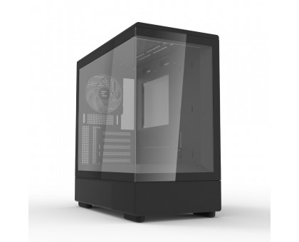 Корпус Zalman P10 без БП, 1xUSB3.0, 1xUSBType-C, 1x120мм ARGB, VGA 384мм, LCS ready, TG Side Panel, mATX, чорний