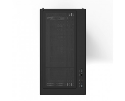 Корпус Zalman P10 без БП, 1xUSB3.0, 1xUSBType-C, 1x120мм ARGB, VGA 384мм, LCS ready, TG Side Panel, mATX, чорний