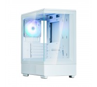 Корпус Zalman P10 без БП, 1xUSB3.0, 1xUSBType-C, 1x120мм ARGB, VGA 384мм, LCS ready, TG Side Panel, mATX, білий