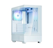Корпус Zalman P10 без БП, 1xUSB3.0, 1xUSBType-C, 1x120мм ARGB, VGA 384мм, LCS ready, TG Side Panel, mATX, білий