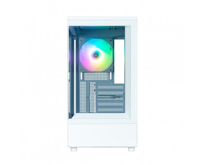 Корпус Zalman P10 без БП, 1xUSB3.0, 1xUSBType-C, 1x120мм ARGB, VGA 384мм, LCS ready, TG Side Panel, mATX, білий