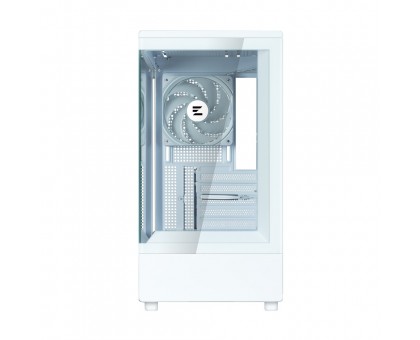 Корпус Zalman P10 без БП, 1xUSB3.0, 1xUSBType-C, 1x120мм ARGB, VGA 384мм, LCS ready, TG Side Panel, mATX, білий