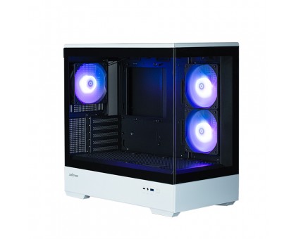 Корпус Zalman P30 без БЖ, 1xUSB3.0, 1xUSBType-C, 3x120мм ARGB, VGA 420мм, LCS ready, TG Side Panel, mATX, чорний/білий Корпус Zalman P30 без БЖ, 1xUSB3.0, 1xUSBType-C, 3x120мм ARGB, VGA 420мм, LCS ready, TG Side Panel, mATX, чорний/білий