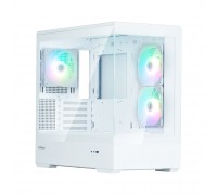 Корпус Zalman P30 White V2, без БЖ, 1xUSB3.0, 1хUSB Type-C, 3x120мм ARGB, TG Front/Side Panel, mATX, білий