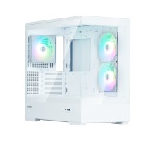 Корпус Zalman P30 White V2, без БЖ, 1xUSB3.0, 1хUSB Type-C, 3x120мм ARGB, TG Front/Side Panel, mATX, білий