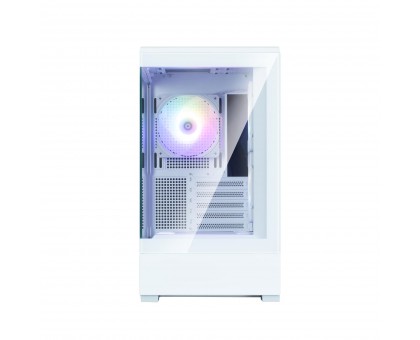 Корпус Zalman P30 White V2, без БЖ, 1xUSB3.0, 1хUSB Type-C, 3x120мм ARGB, TG Front/Side Panel, mATX, білий