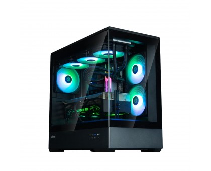 Корпус Zalman P30 Black V2, без БЖ, 1xUSB3.0, 1хUSB Type-C, 3x120мм ARGB, TG Front/Side Panel, mATX, чорний Корпус Zalman P30 Black V2, без БЖ, 1xUSB3.0, 1хUSB Type-C, 3x120мм ARGB, TG Front/Side Panel, mATX, чорний