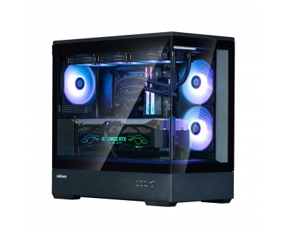 Корпус Zalman P30 Black V2, без БЖ, 1xUSB3.0, 1хUSB Type-C, 3x120мм ARGB, TG Front/Side Panel, mATX, чорний Корпус Zalman P30 Black V2, без БЖ, 1xUSB3.0, 1хUSB Type-C, 3x120мм ARGB, TG Front/Side Panel, mATX, чорний