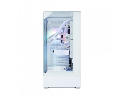 Корпус Zalman P40 Prism без БЖ, 2xUSB3.0, 1xUSBType-C, 1x120мм ARGB, VGA 420мм, LCS ready, TG 3x Panels, ATX, білий