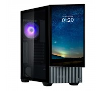 Корпус Zalman Z10 DS, без БЖ, 2xUSB3.0, 1хUSB Type-C, 2х120мм, 1x120мм ARGB, TG Side Panel, ATX, Monitor, чорний