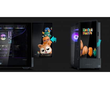Корпус Zalman Z10 DS, без БЖ, 2xUSB3.0, 1хUSB Type-C, 2х120мм, 1x120мм ARGB, TG Side Panel, ATX, Monitor, чорний Корпус Zalman Z10 DS, без БЖ, 2xUSB3.0, 1хUSB Type-C, 2х120мм, 1x120мм ARGB, TG Side Panel, ATX, Monitor, чорний
