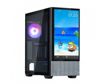 Корпус Zalman Z10 DS, без БЖ, 2xUSB3.0, 1хUSB Type-C, 2х120мм, 1x120мм ARGB, TG Side Panel, ATX, Monitor, чорний Корпус Zalman Z10 DS, без БЖ, 2xUSB3.0, 1хUSB Type-C, 2х120мм, 1x120мм ARGB, TG Side Panel, ATX, Monitor, чорний