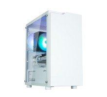 Корпус Zalman T4 Plus без БП, 2xUSB3.0, 1xUSB2.0, 1x120мм ARGB, VGA 3200мм, LCS ready, TG Side Panel, mATX, белый