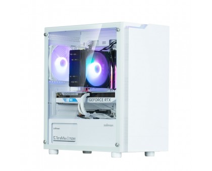 Корпус Zalman T4 Plus без БЖ, 2xUSB3.0, 1xUSB2.0, 1x120мм ARGB, VGA 3200мм, LCS ready, TG Side Panel, mATX, білий