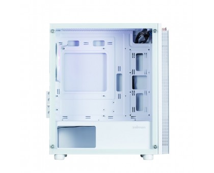 Корпус Zalman T4 Plus без БЖ, 2xUSB3.0, 1xUSB2.0, 1x120мм ARGB, VGA 3200мм, LCS ready, TG Side Panel, mATX, білий